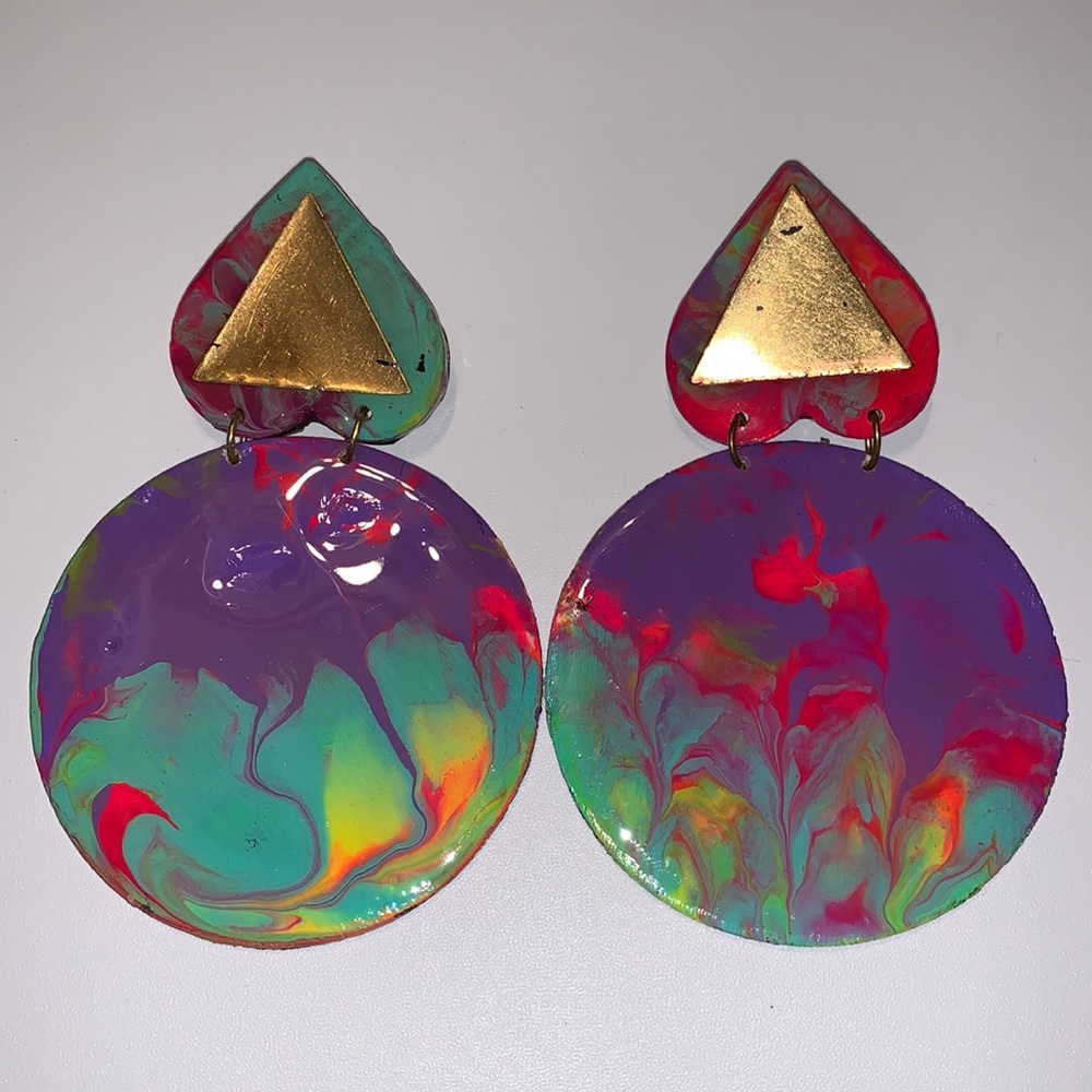 Women earrings.
